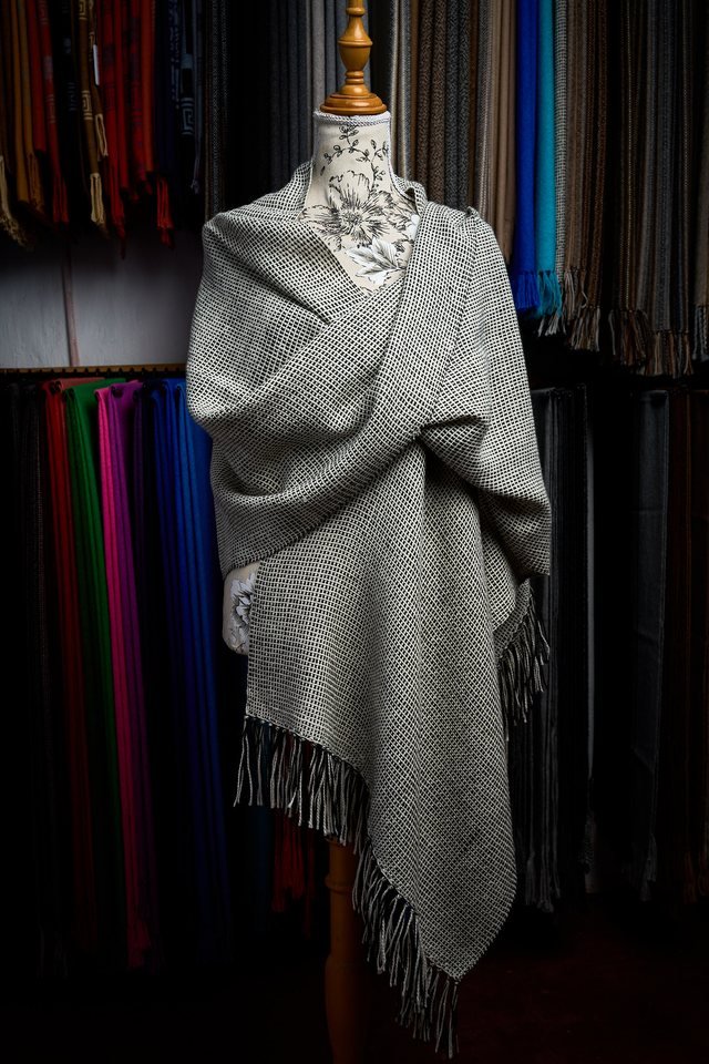 Chal a telar, variante · gris espiga